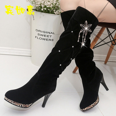 季新款女筒靴超跟女靴水鉆細(xì)跟長(zhǎng)筒靴圓頭防水臺(tái)女長(zhǎng)靴子騎士靴--918橫28 賓如意長(zhǎng)靴型號(hào)【價(jià)格 圖片 品牌 報(bào)價(jià)】-蘇寧易購(gòu)樸云服飾鞋帽專(zhuān)營(yíng)店