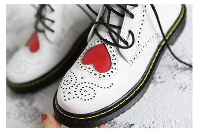 2017秋季新款雕花短靴厚底粗跟靴子馬丁女靴女鞋 東材靴子型號【價格 圖片 品牌 報價】-蘇寧易購力盾服飾鞋帽專營店